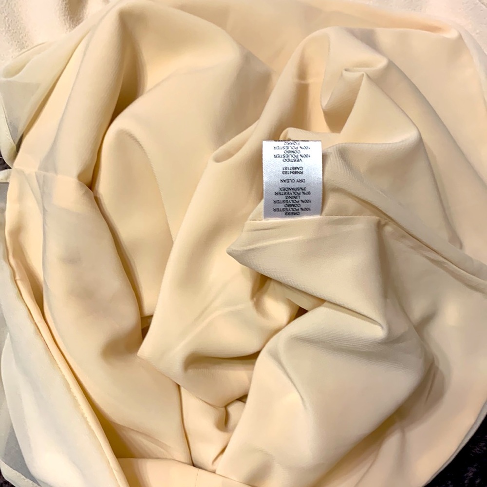 Jessica Simpson Vintage Y2K  Gorgeous Mother of Pearl Illusion Sheath Dress 6 - Picture 14 of 14